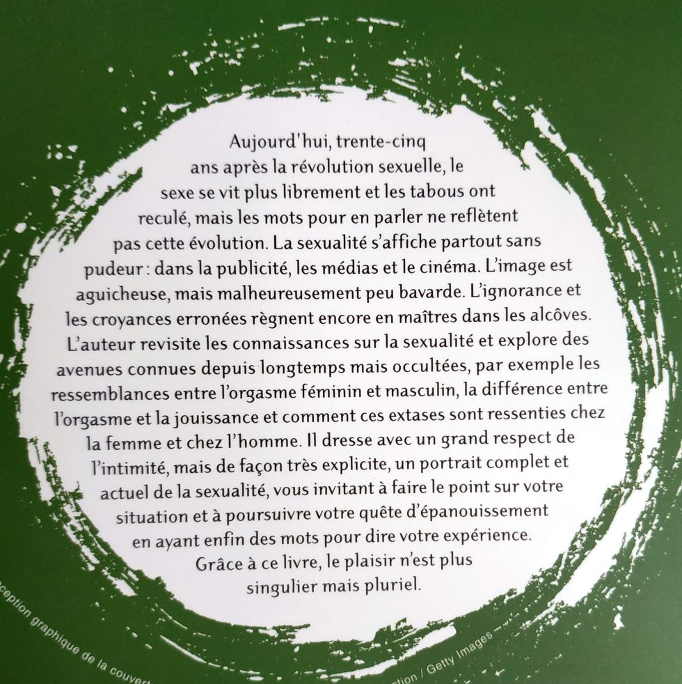 Les deux extases sexuelles, la jouissance et